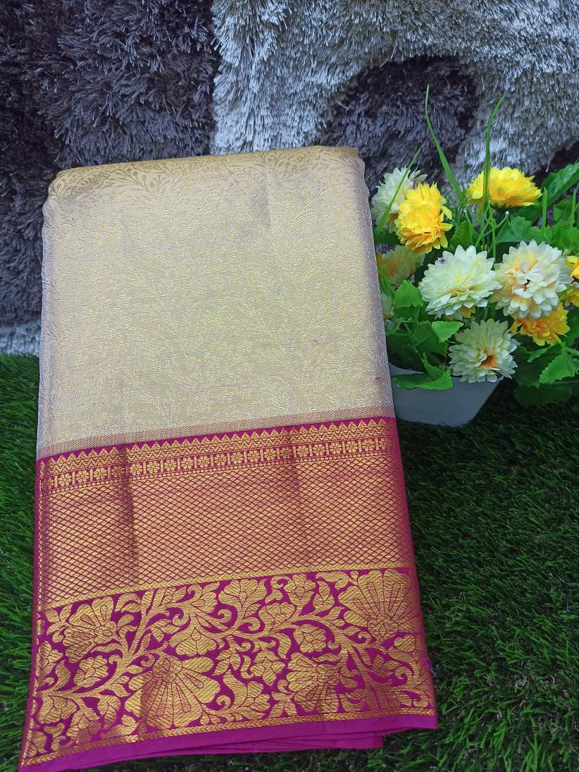 Pure Kanchipuram Silk Saree.
