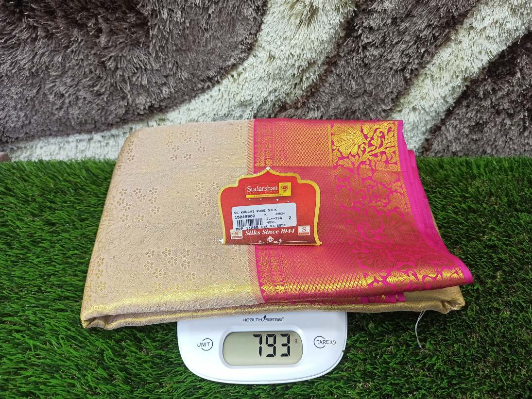 Pure Kanchipuram Silk Saree.