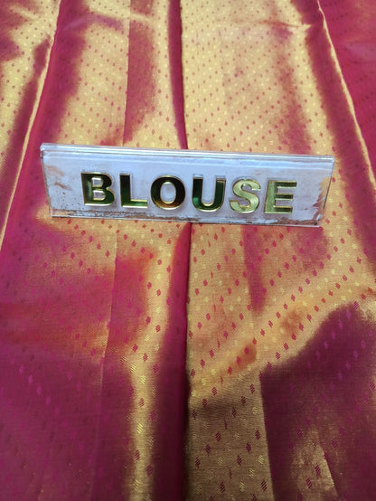 Pure Kanchipuram Silk Saree.