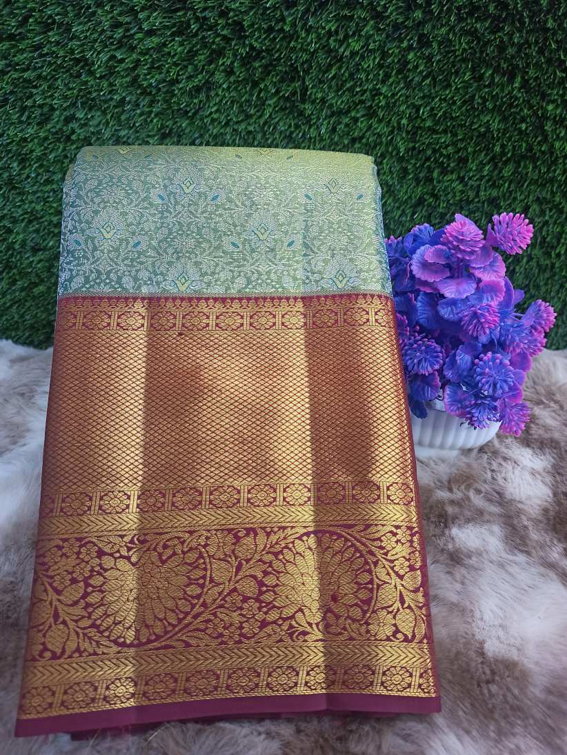 Pure Kanchipuram Silk Saree.