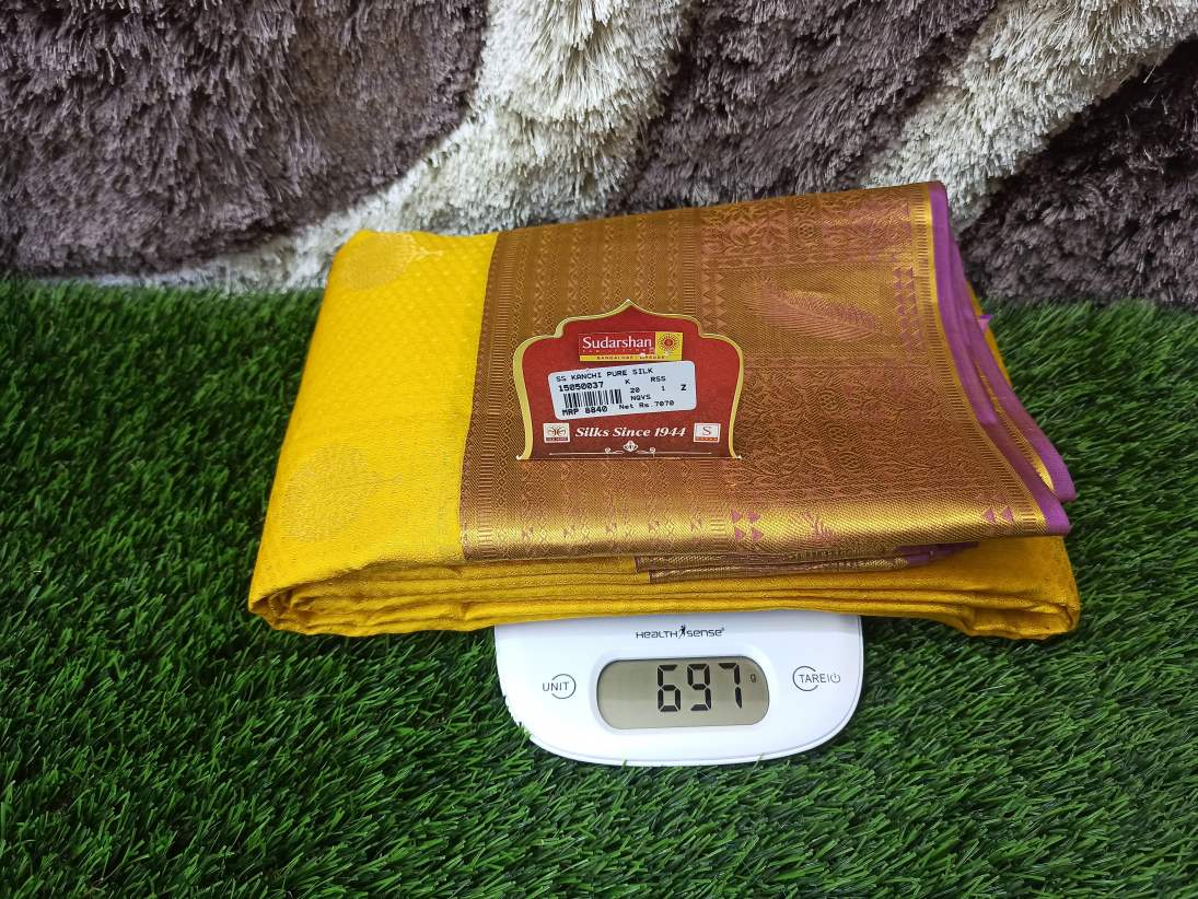 Pure Kanchipuram Silk Saree.