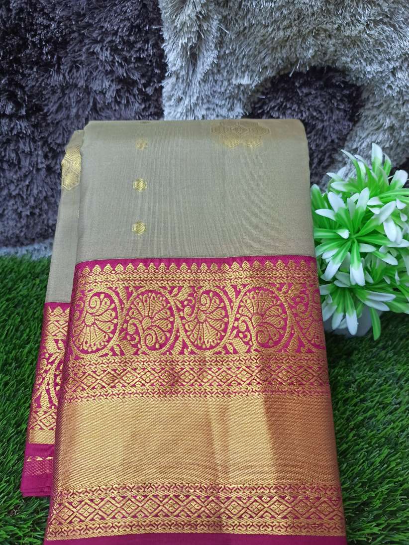 Pure Kanchipuram Silk Saree.