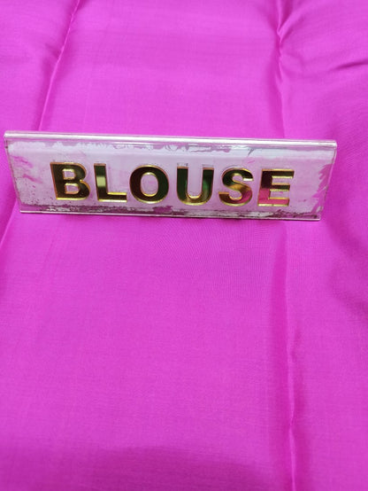 Pure Kanchipuram Silk Saree.