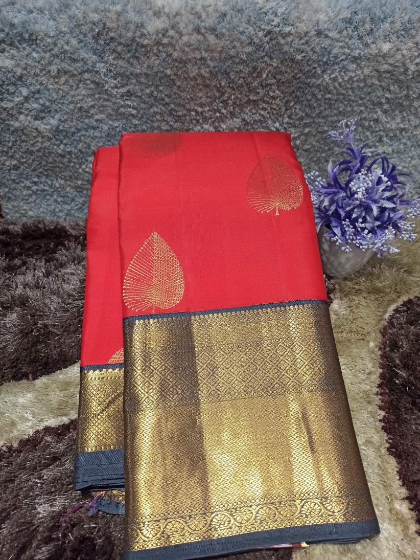 Pure Kanchipuram Silk Saree.