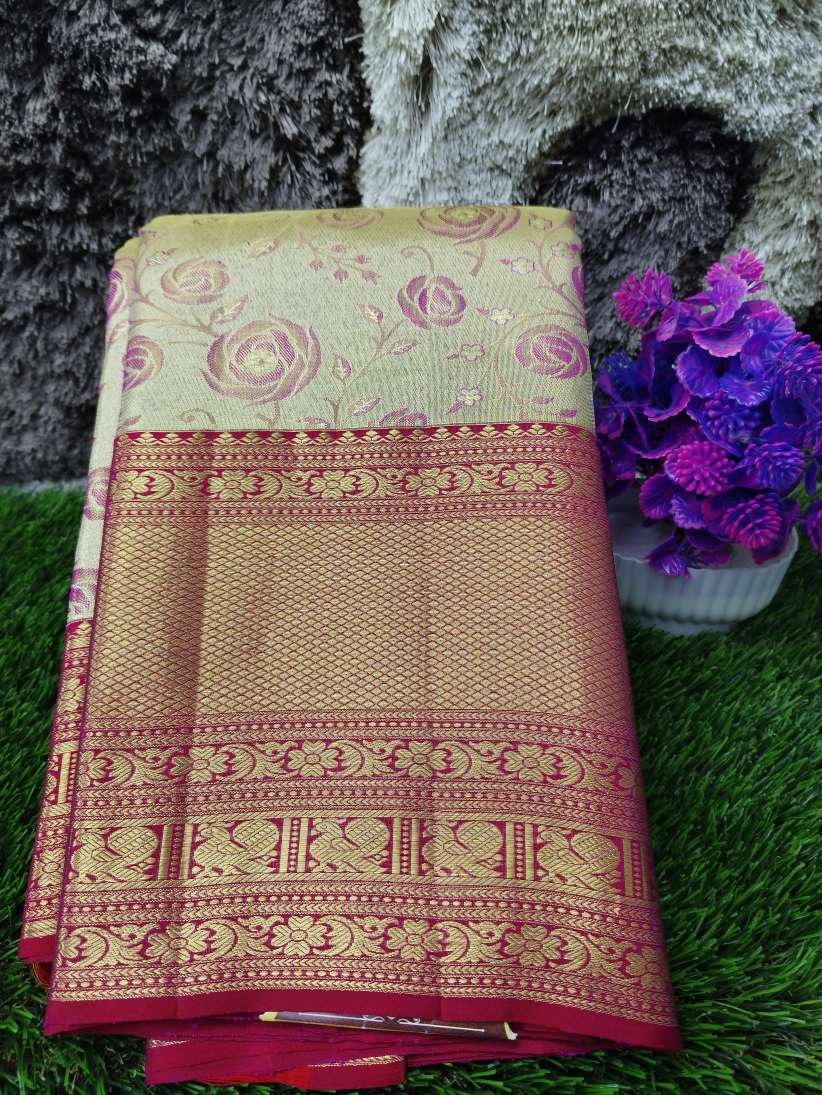 Pure Kanchipuram Silk Saree.