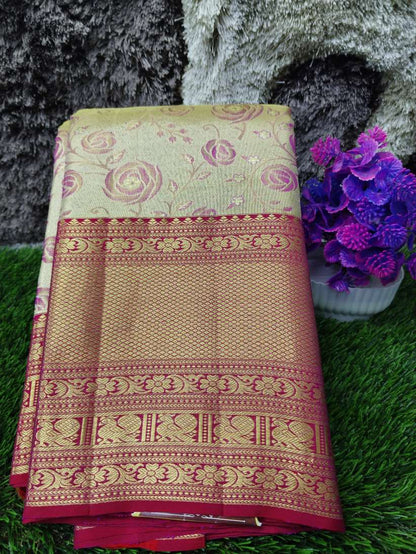 Pure Kanchipuram Silk Saree.