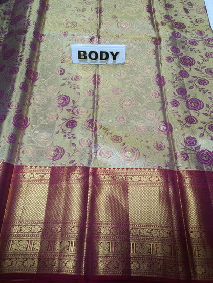 Pure Kanchipuram Silk Saree.