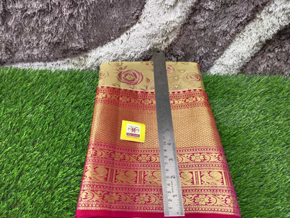 Pure Kanchipuram Silk Saree.