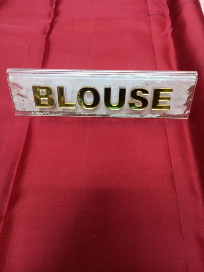 Pure Kanchipuram Silk Saree.