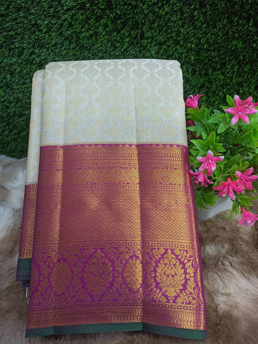 Pure Kanchipuram Silk Saree.