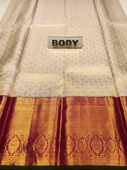 Pure Kanchipuram Silk Saree.