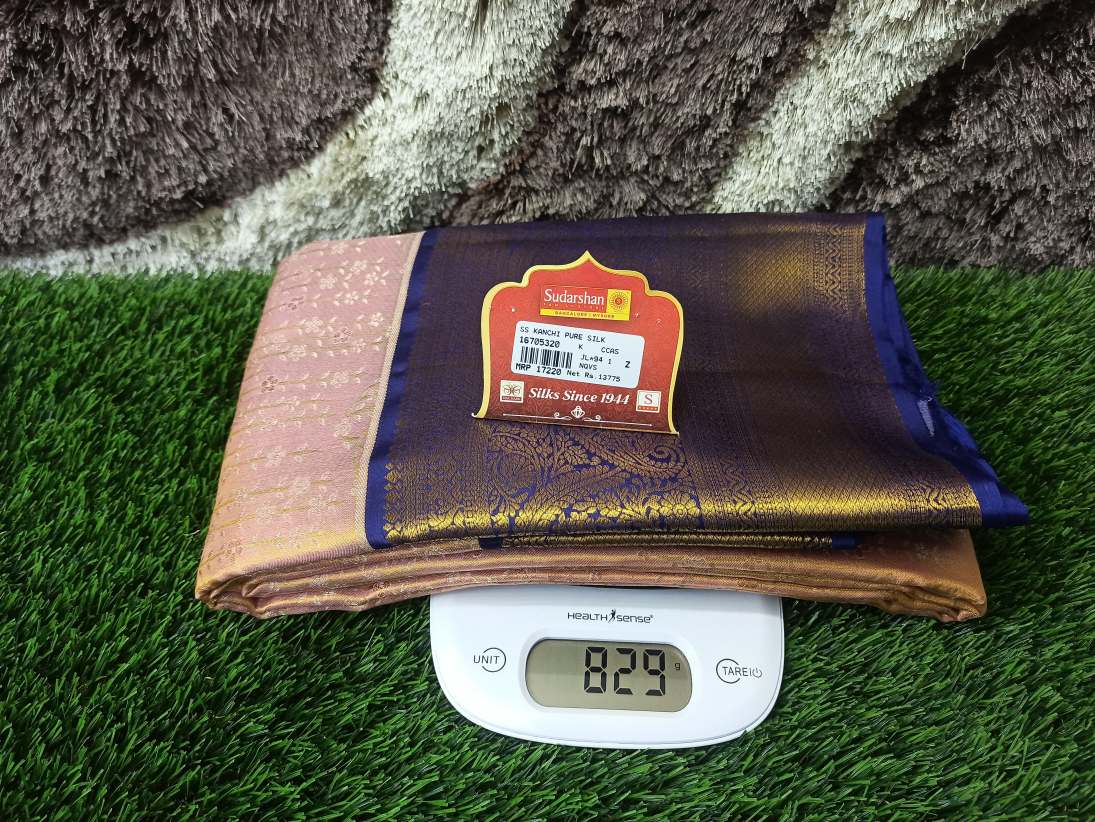 Pure Kanchipuram Silk Saree.