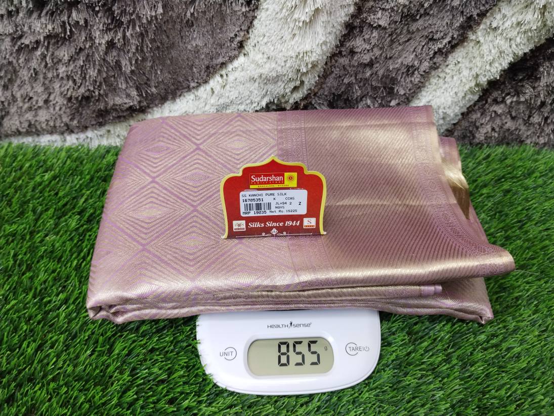 Pure Kanchipuram Silk Saree.