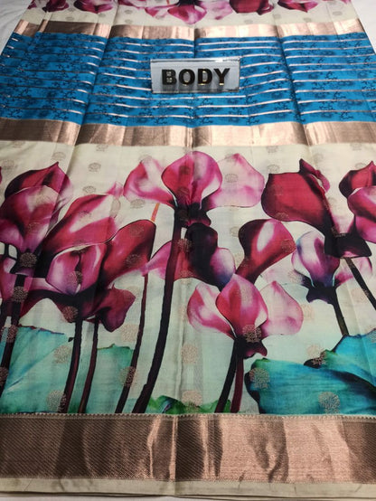 Pure Kanchipuram Silk Saree.