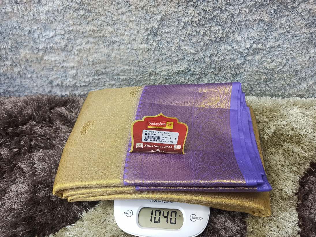 Pure Kanchipuram Silk Saree.