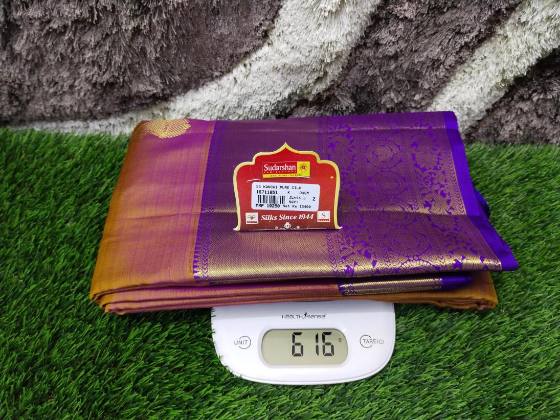 Pure Kanchipuram Silk Saree.