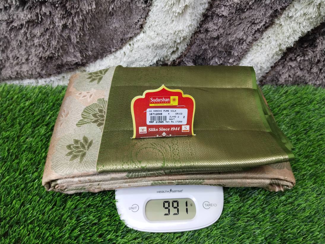 Pure Kanchipuram Silk Saree.