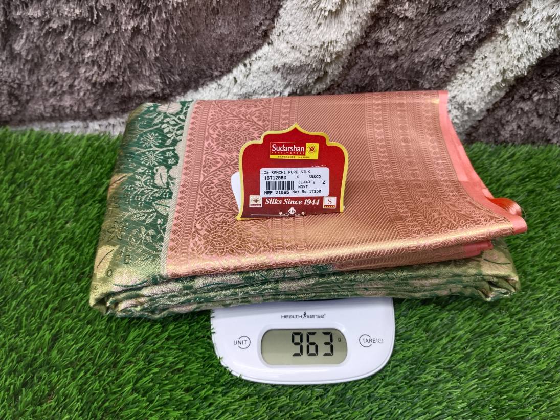 Pure Kanchipuram Silk Saree.