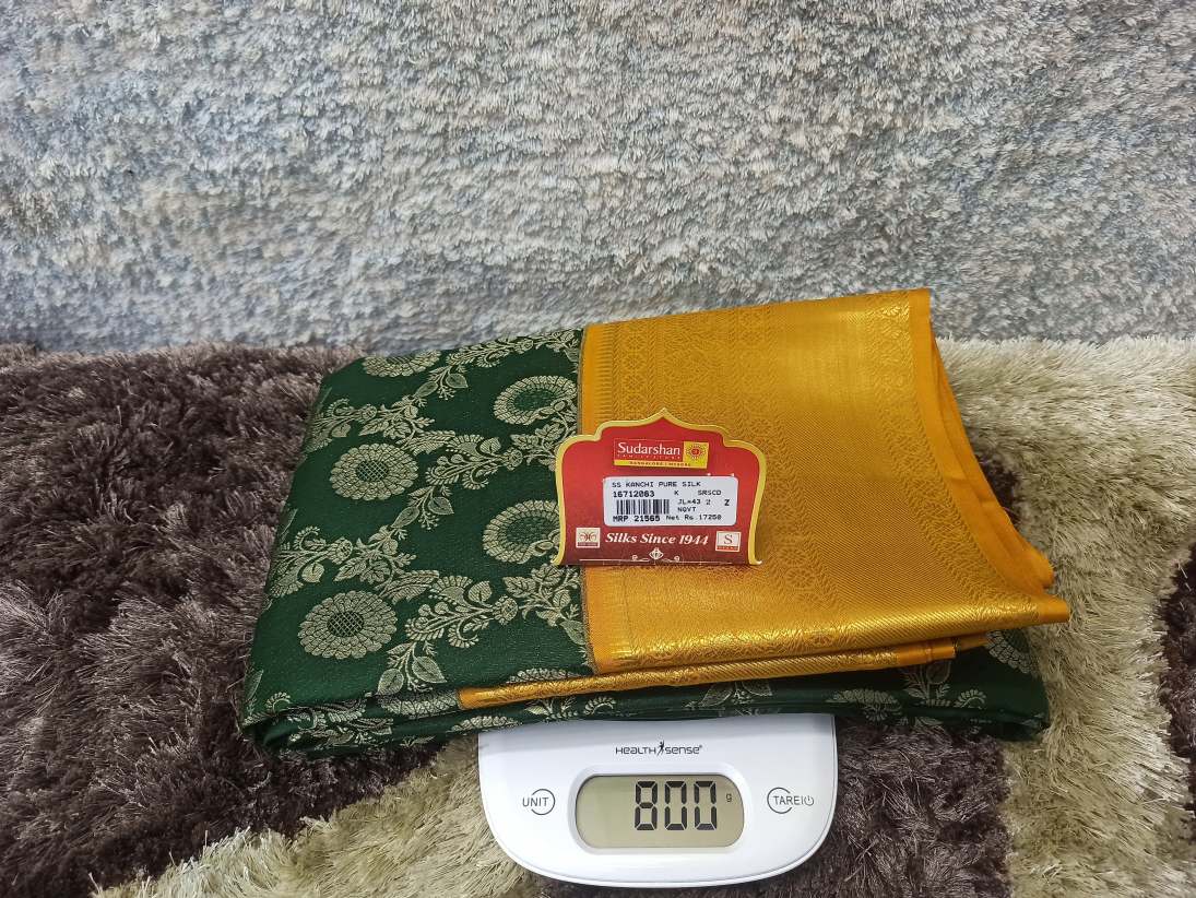 Pure Kanchipuram Silk Saree.