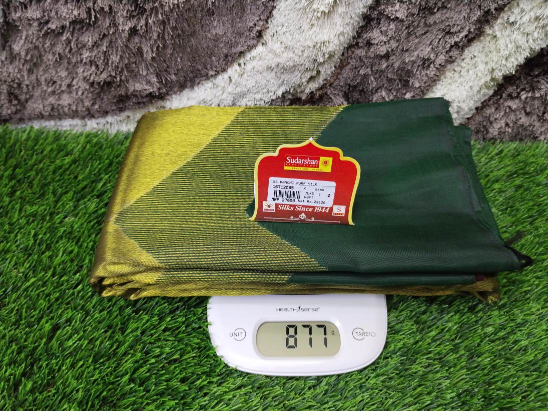 Pure Kanchipuram Silk Saree.