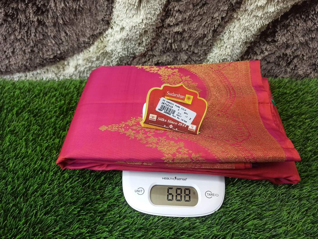 Pure Kanchipuram Silk Saree.