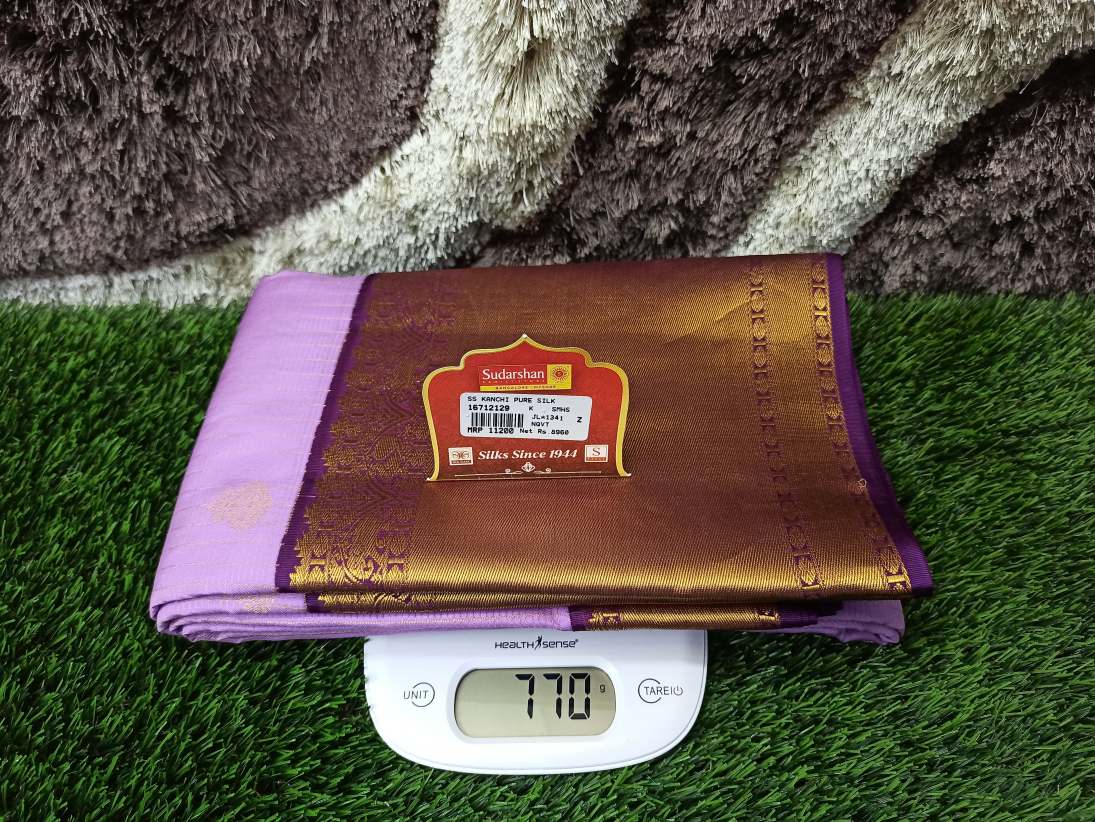 Pure Kanchipuram Silk Saree.