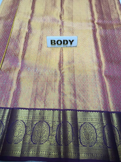 Pure Kanchipuram Silk Saree.