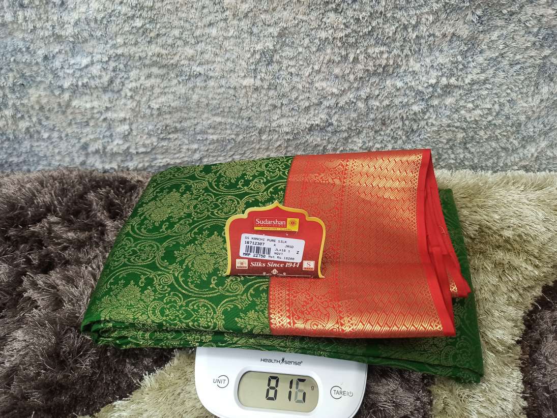 Pure Kanchipuram Silk Saree.