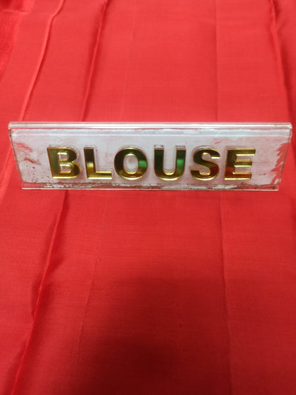 Pure Kanchipuram Silk Saree.