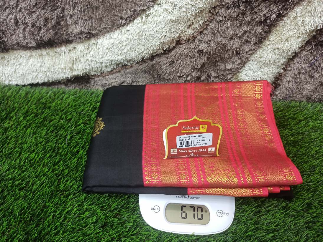 Pure Kanchipuram Silk Saree.