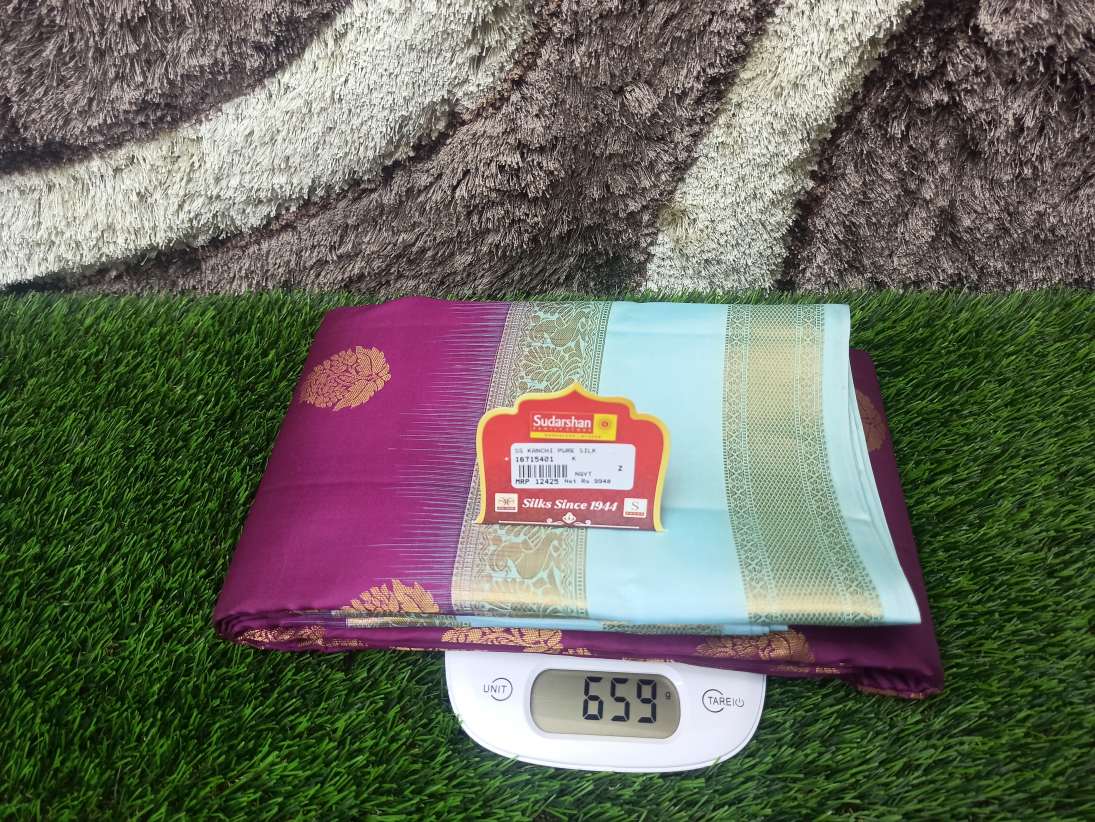 Pure Kanchipuram Silk Saree.