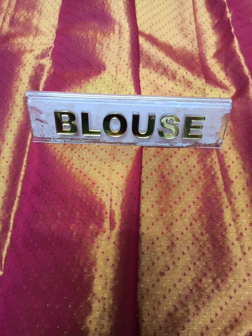 Pure Kanchipuram Silk Saree.