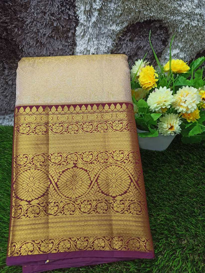 Pure Kanchipuram Silk Saree.