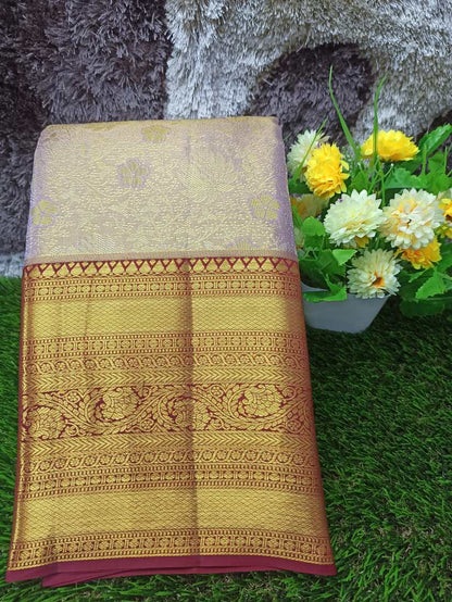 Pure Kanchipuram Silk Saree.