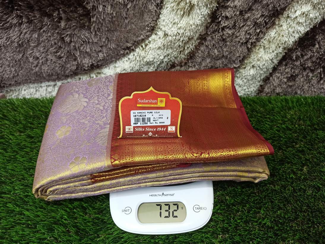 Pure Kanchipuram Silk Saree.