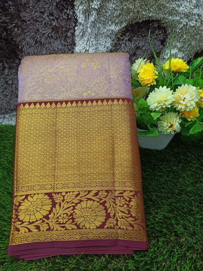 Pure Kanchipuram Silk Saree.