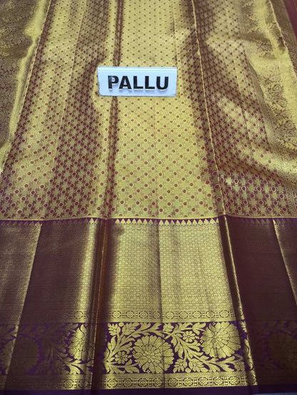 Pure Kanchipuram Silk Saree.