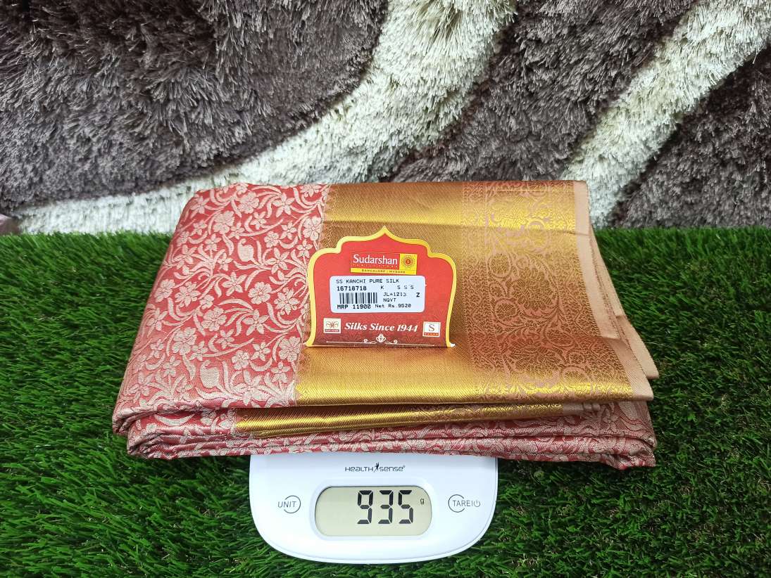 Pure Kanchipuram Silk Saree.