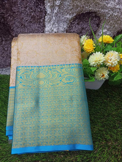Pure Kanchipuram Silk Saree.