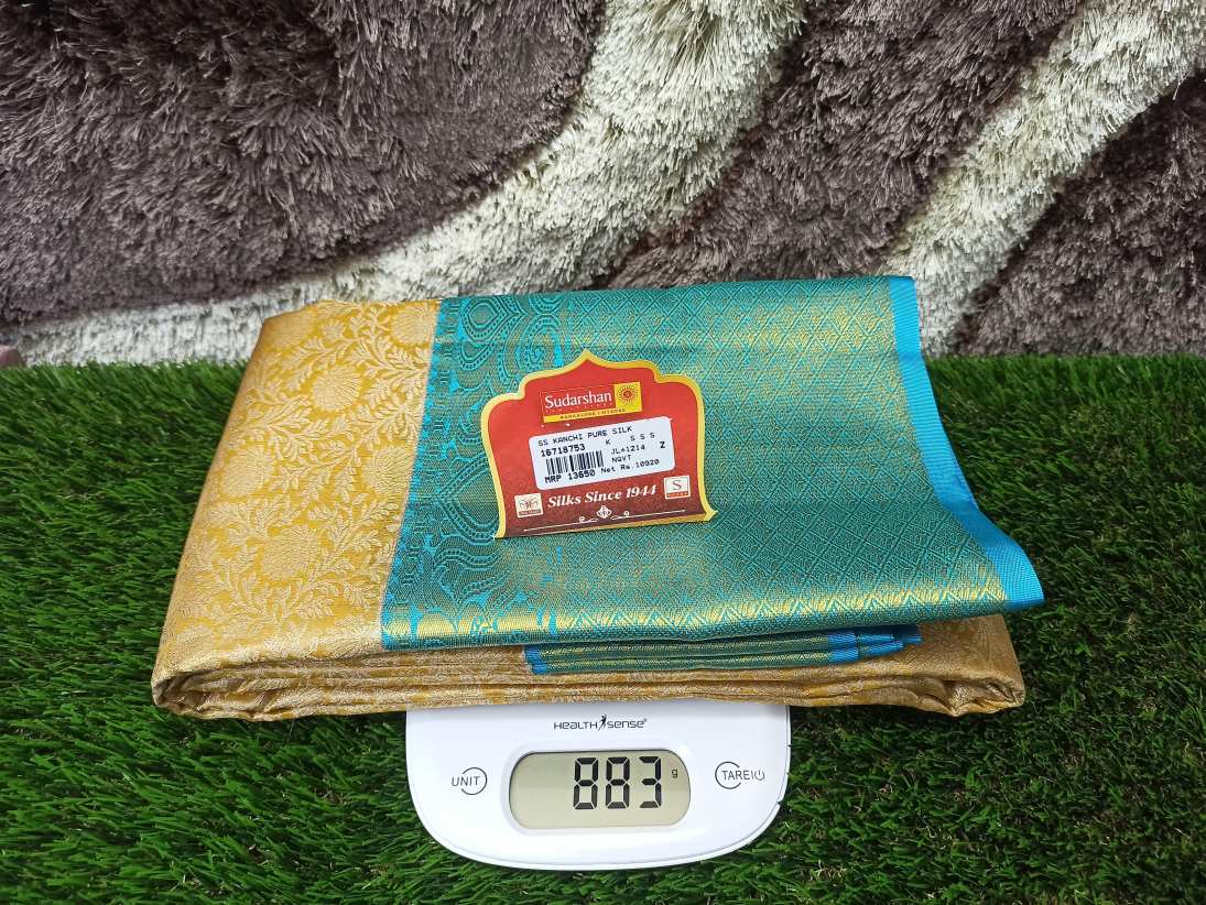 Pure Kanchipuram Silk Saree.