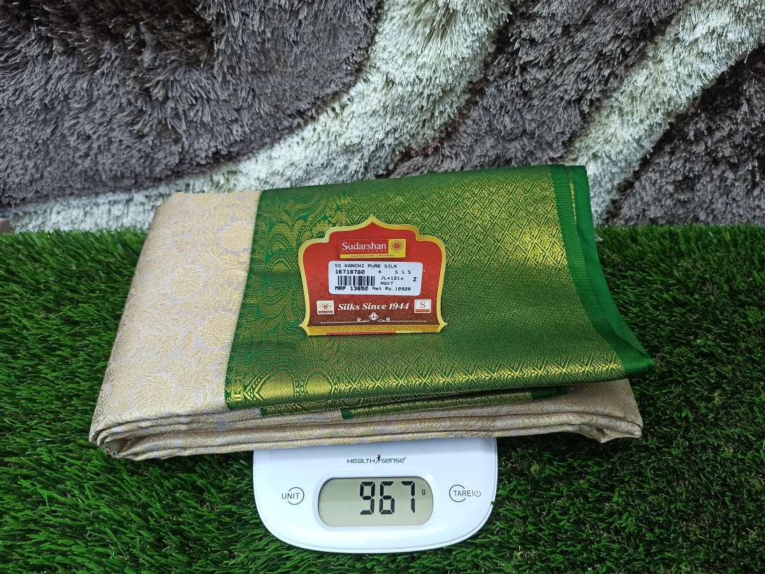 Pure Kanchipuram Silk Saree.