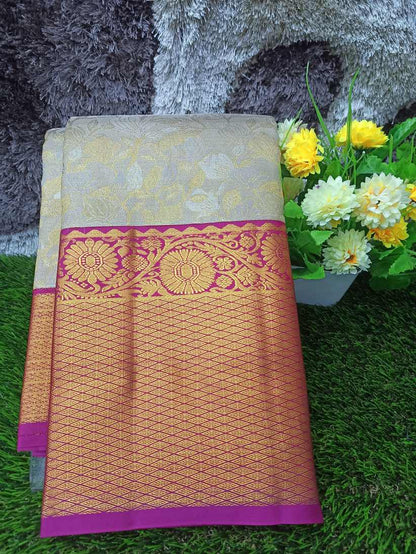 Pure Kanchipuram Silk Saree.