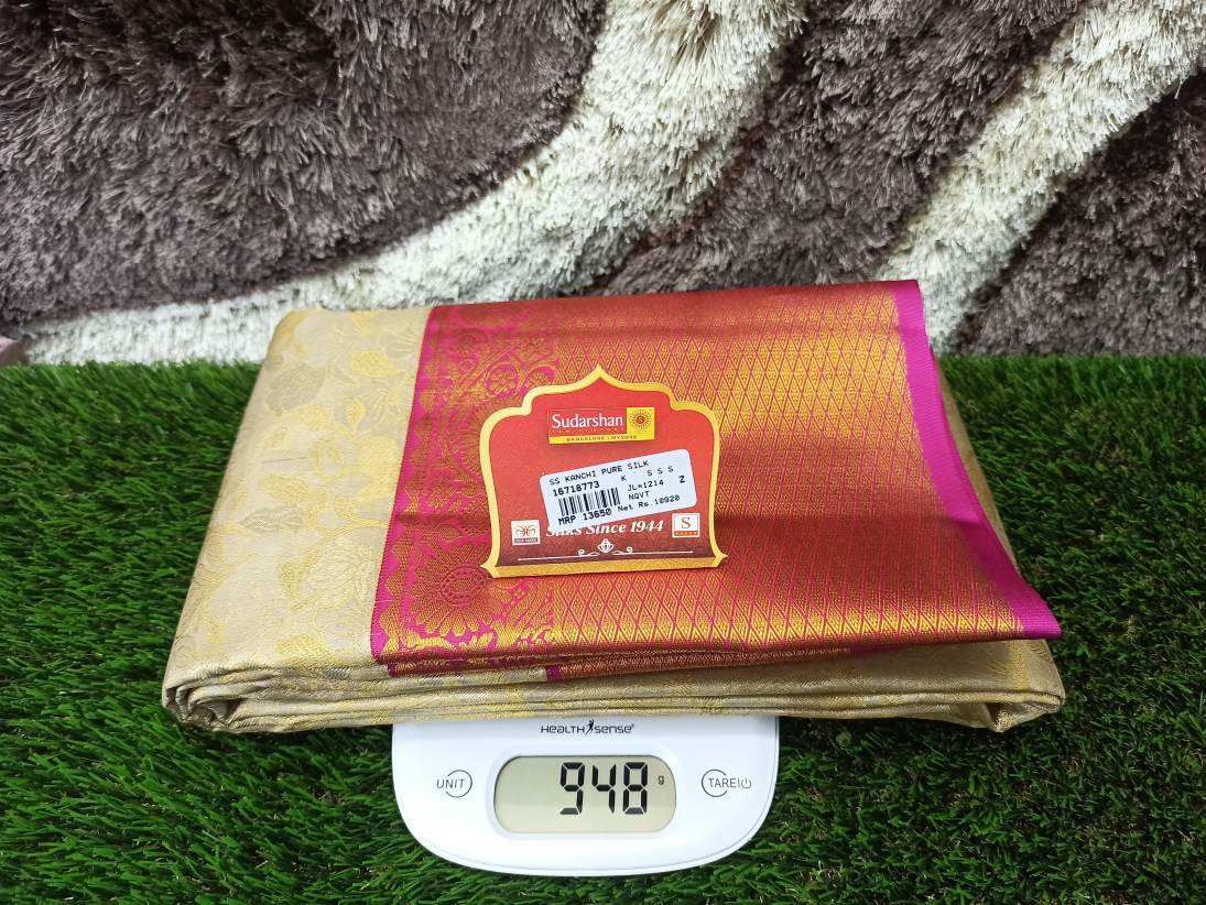 Pure Kanchipuram Silk Saree.