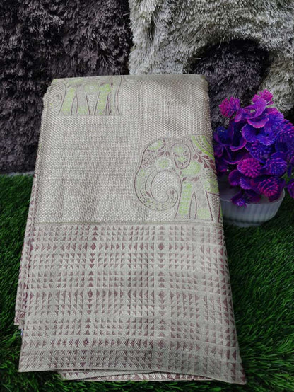 Pure Kanchipuram Silk Saree.