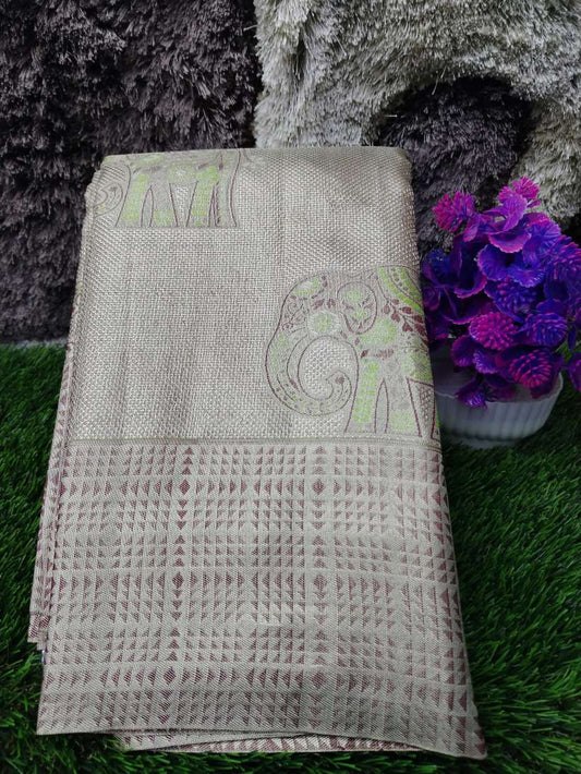 Pure Kanchipuram Silk Saree.