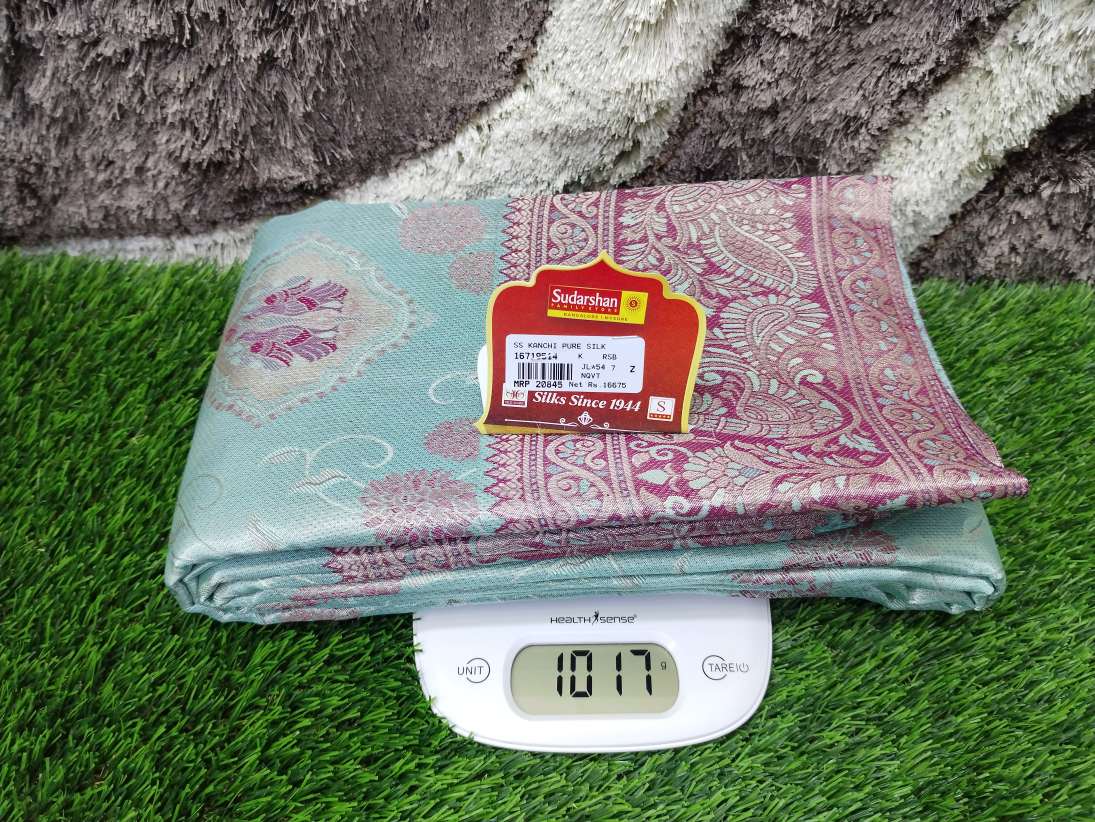 Pure Kanchipuram Silk Saree.