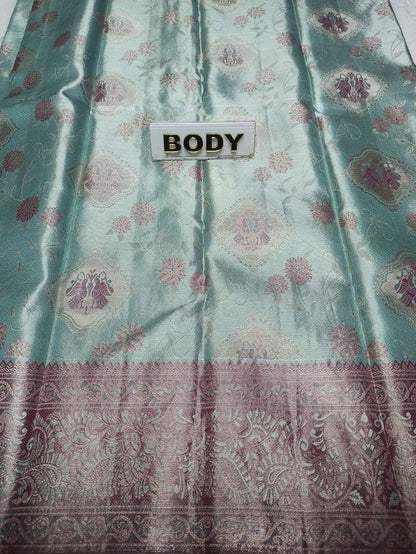 Pure Kanchipuram Silk Saree.