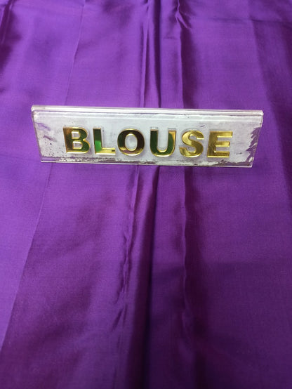 Pure Kanchipuram Silk Saree.