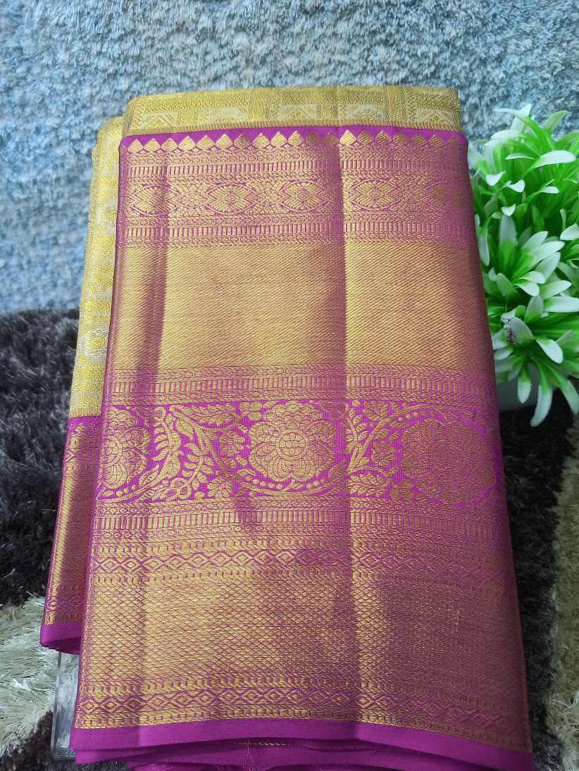 Pure Kanchipuram Silk Saree.