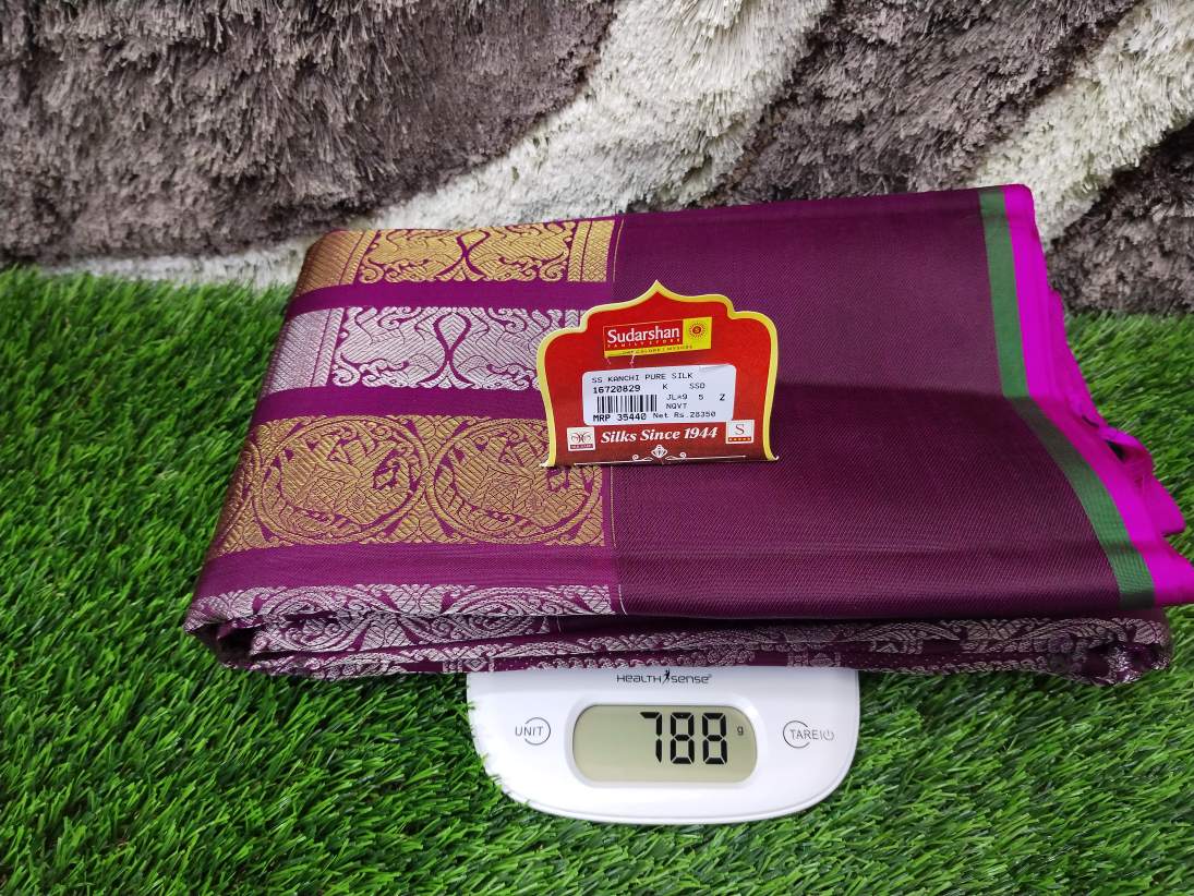 Pure Kanchipuram Silk Saree.